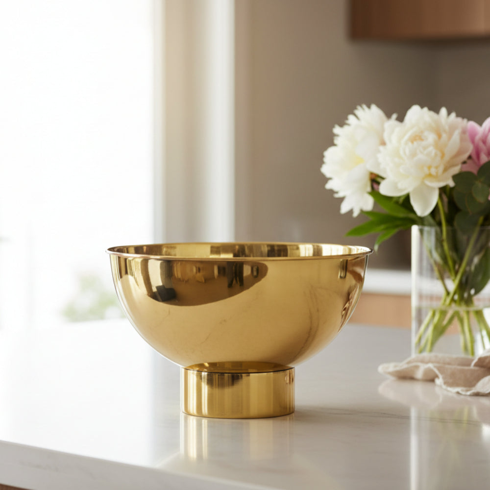 Gold Stainless Steel Champagne Bucket – Luxury Bar Accessory