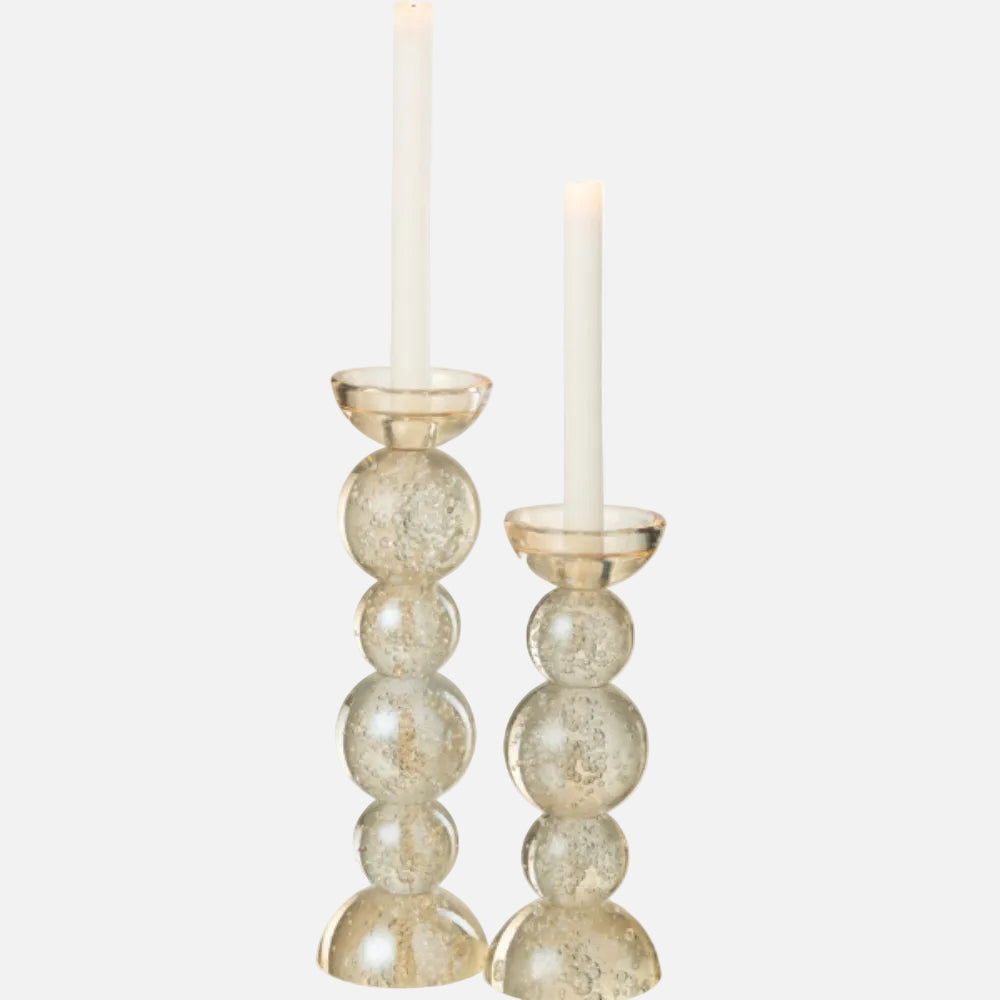 Large Champagne Glass Candle Holder – Tall Decorative Candlestick