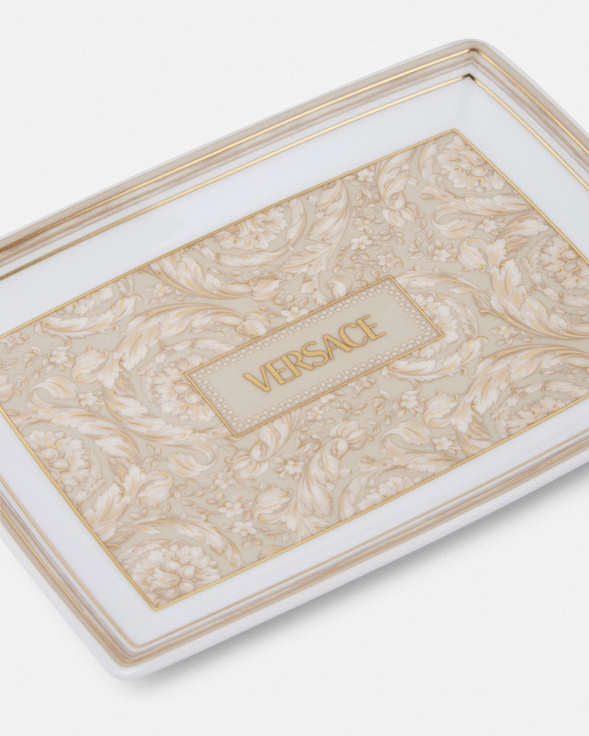 Barocco Beige Platter, 18cm