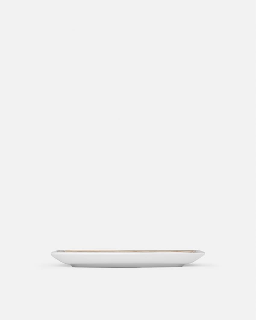 Barocco Beige Platter, 18cm