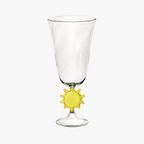 Waww La Table Cœuriatides champagne flutes by Jean-Charles de Castelbajac, boxed set of six, alternative angle 2
