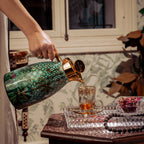 ترمس أمازونيا سعة 1 لتر، أوراق ذهبية ذهبية للمنزل