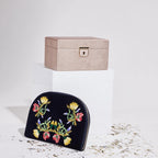 Zoe Velvet Indigo Jewelery Portfolio, 27x18.8cm
