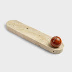 Zoya Stones Ghaf incense set, Red Jasper edition, side view