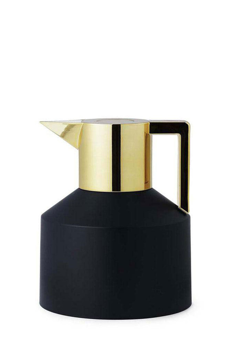 Geo Vacuum Flask, Black/Gold, 1L