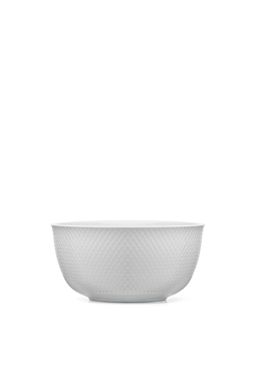 Rhombe Serving Bowl, Dia.22 cm, White