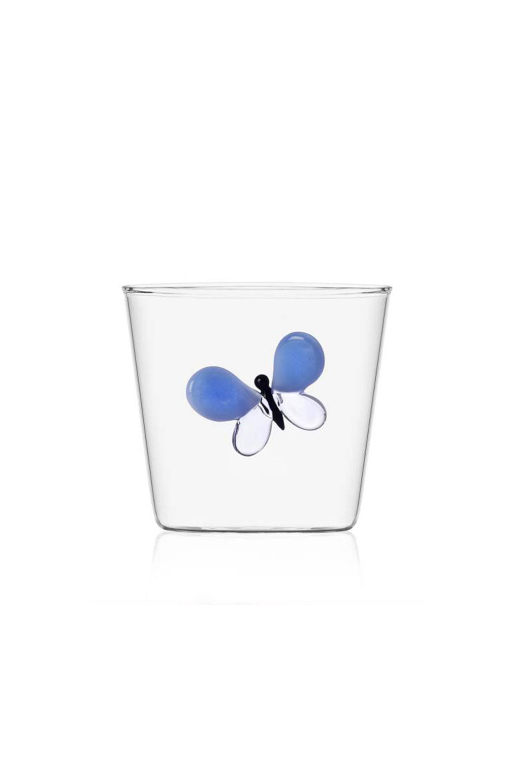 Garden Picnic Butterfly Tumbler, 350 ml, Blue