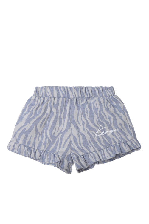 All-Over Tiger Stripes Cotton Shorts for Girls All-Over Tiger Stripes Cotton Shorts for Girls Maison7