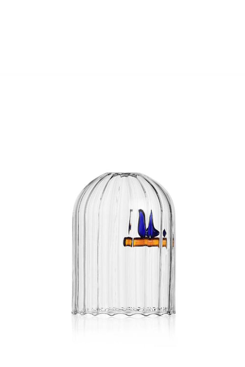 Birds Tealight Lantern Blue Bird
