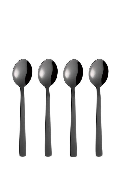 ​Set of 4 Spoons with Black Coating - Maison7