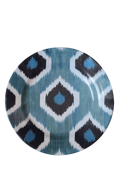Ikat Collection Ceramic Decorative Plate, 28Cm - Maison7
