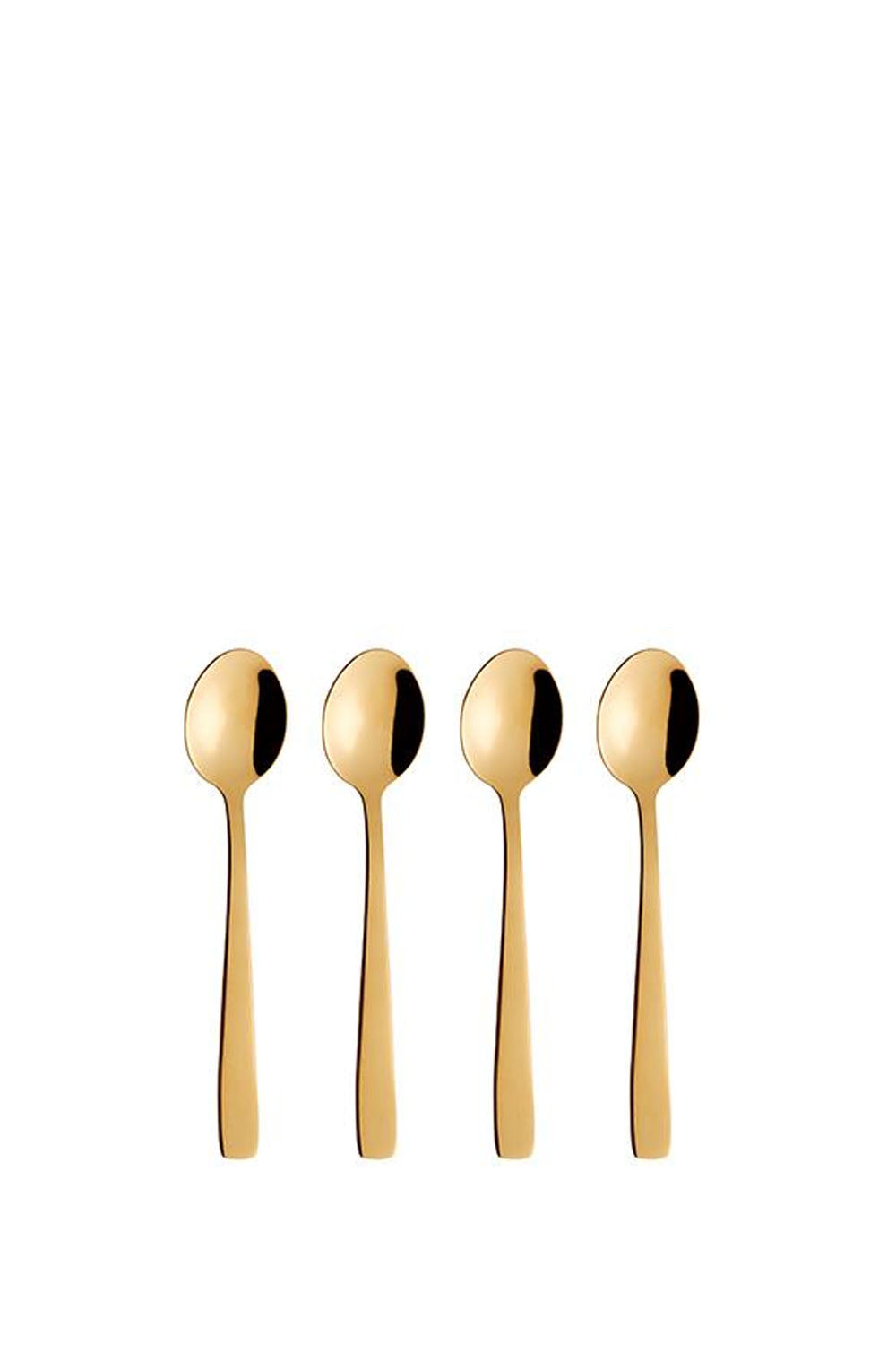 ​Set of 4 Coffee Spoons, Gold - Maison7
