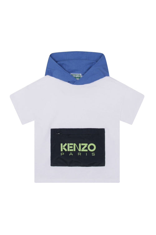 Contrasted Hooded T-Shirt for Boys Contrasted Hooded T-Shirt for Boys Maison7