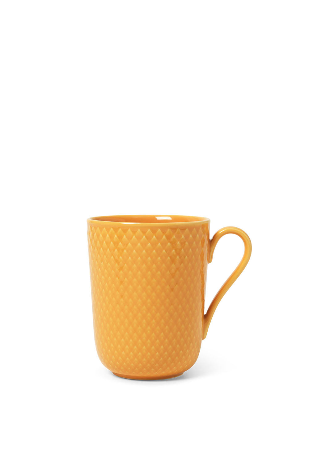 Rhombe Mug with Handle, 330 ml, Yellow