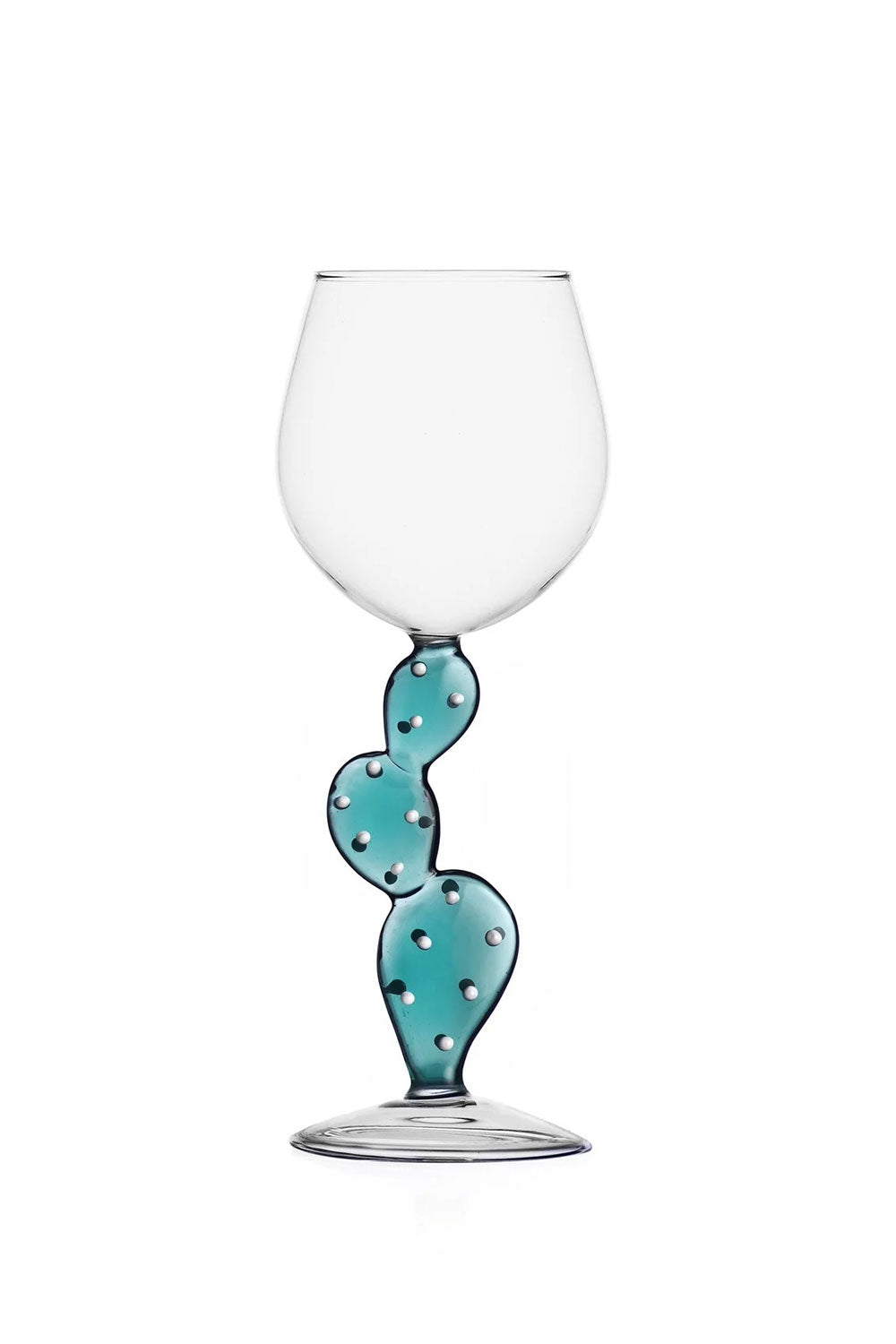 Blue Cactus Wine Glass, 350ml