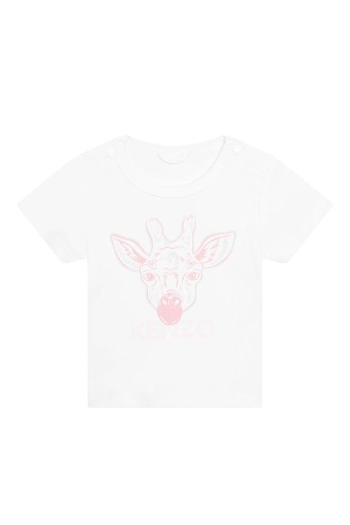 Giraffe Print Short Sleeves T-Shirt for Girls Giraffe Print Short Sleeves T-Shirt for Girls Maison7