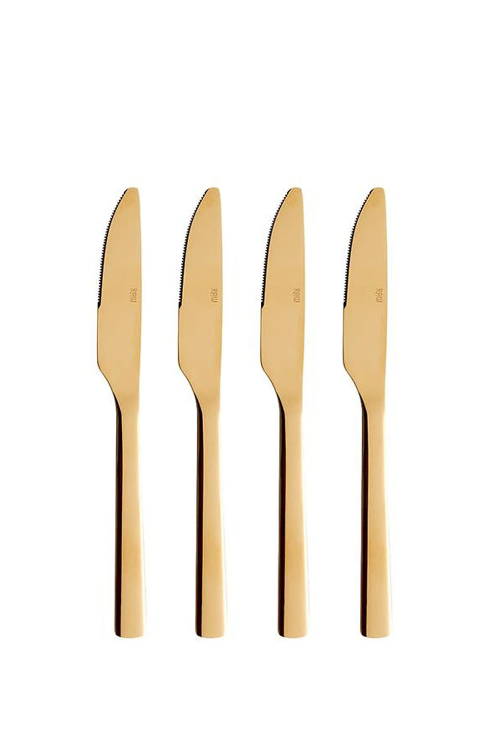 Set of 4 Knives, Gold Set of 4 Knives, Gold Maison7