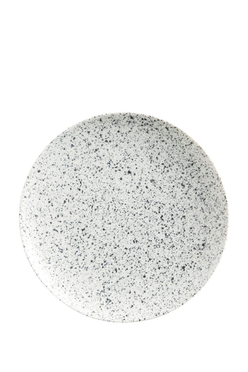 Caviar Speckle Coupe Plate 20Cm Cream - Maison7