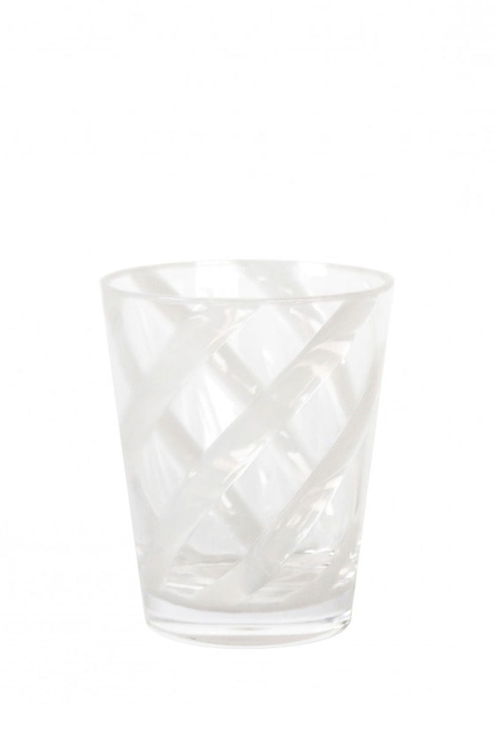 Methacrylate Tumbler with White Spiral
