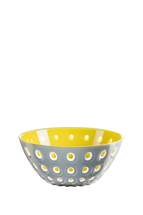 Murrine Grey & Yellow Bowl, 20 cm