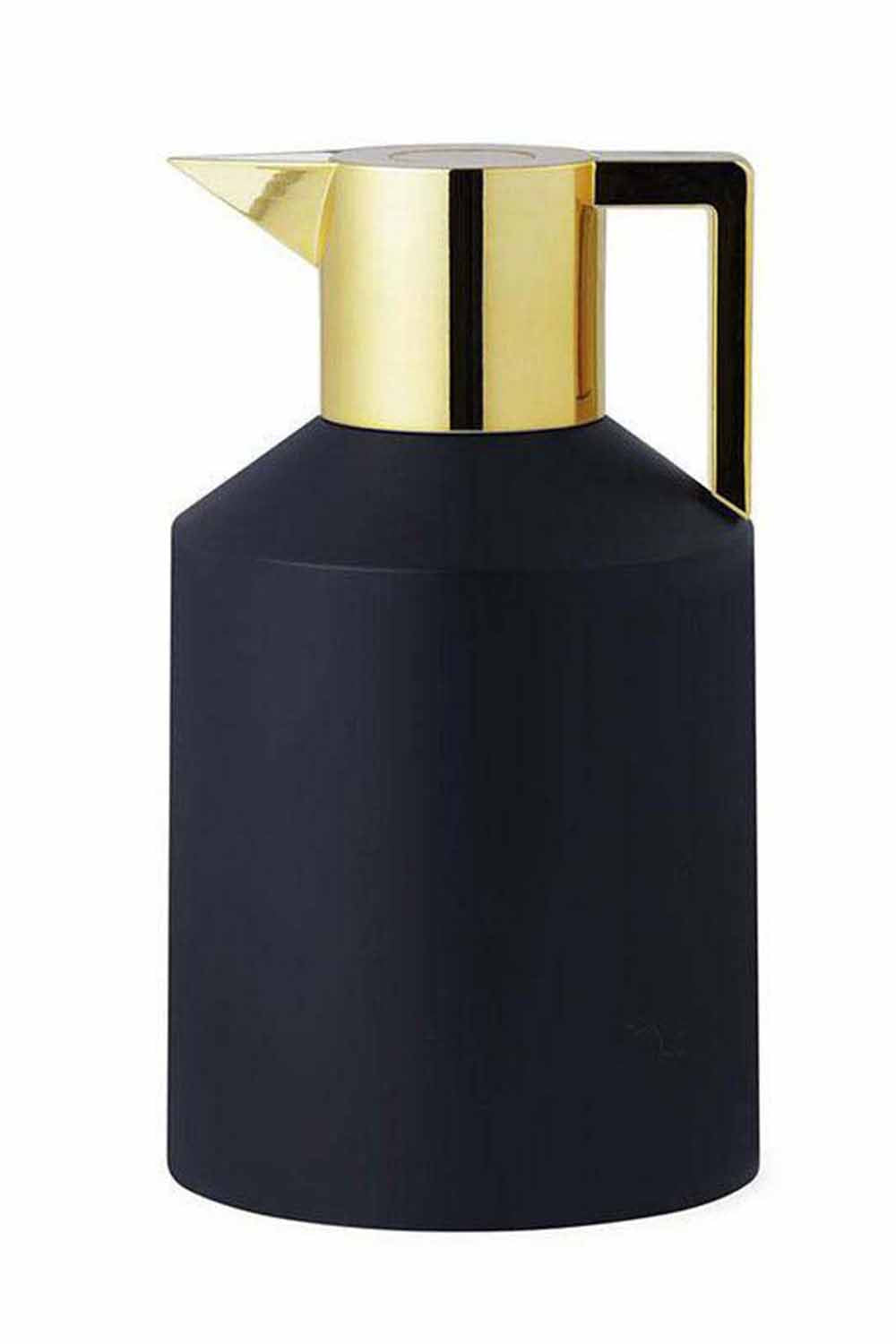 Geo Vacuum Flask, Black/Gold, 1.5L