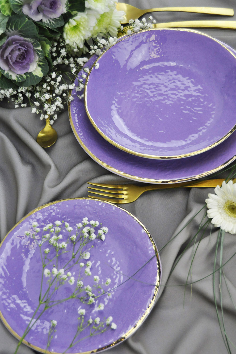 Preta Dinner Plate, Lilac, 26 cm