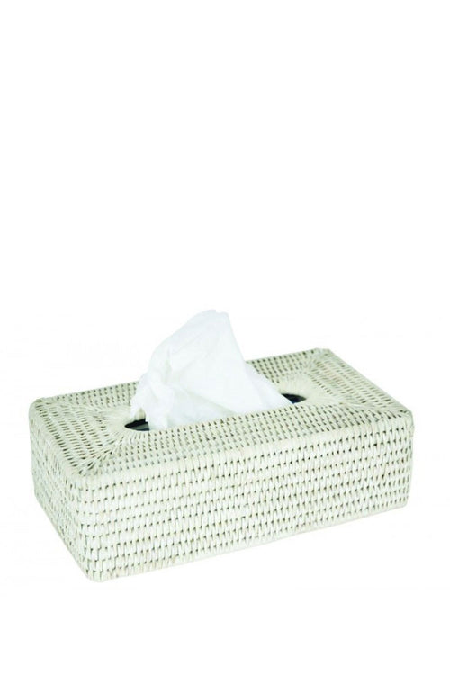 ​Rectangular Tissue Box, White - Maison7